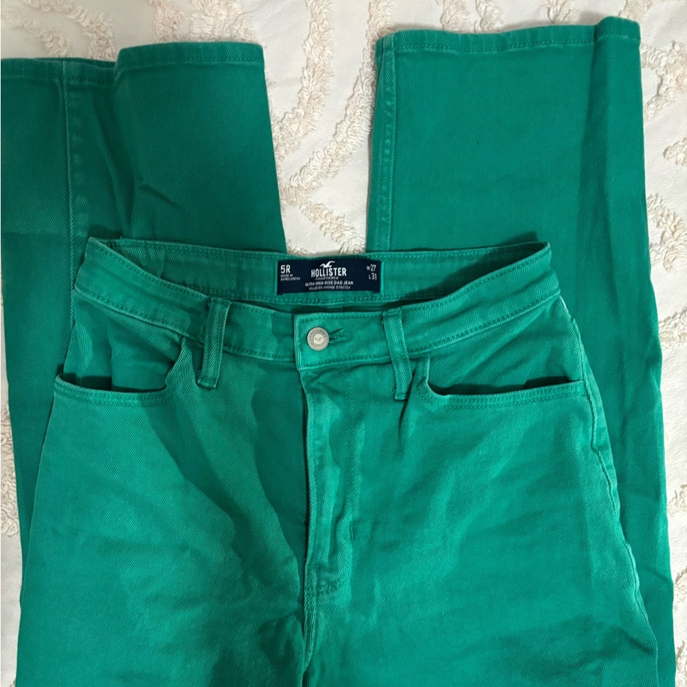 Holister ultra high rise dad jeans